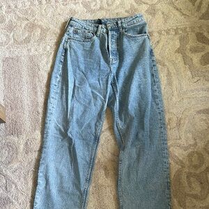 H&M Light Blue Straight Leg Jeans